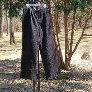 PATRA Vintage Wide Leg Cocktail Lace Pants/skirt Sz 8/10 L, Quiet Luxury